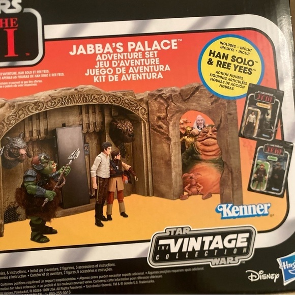 Jabba's Palace Hasbro Star Wars Return of the Jedi  includes 2 figures - Picture 3 of 8